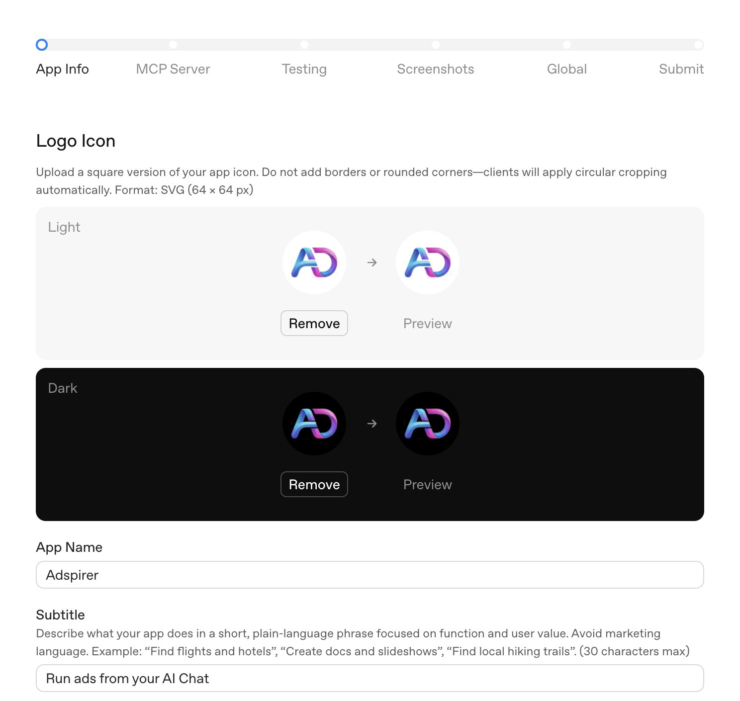 App Icons Example