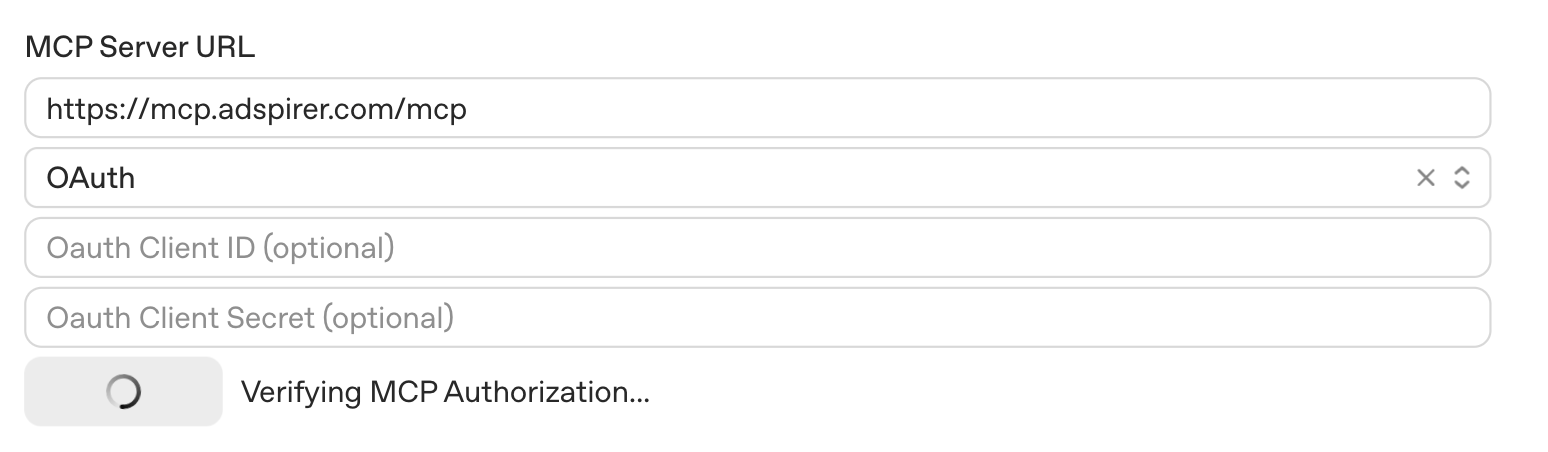 MCP Server Configuration